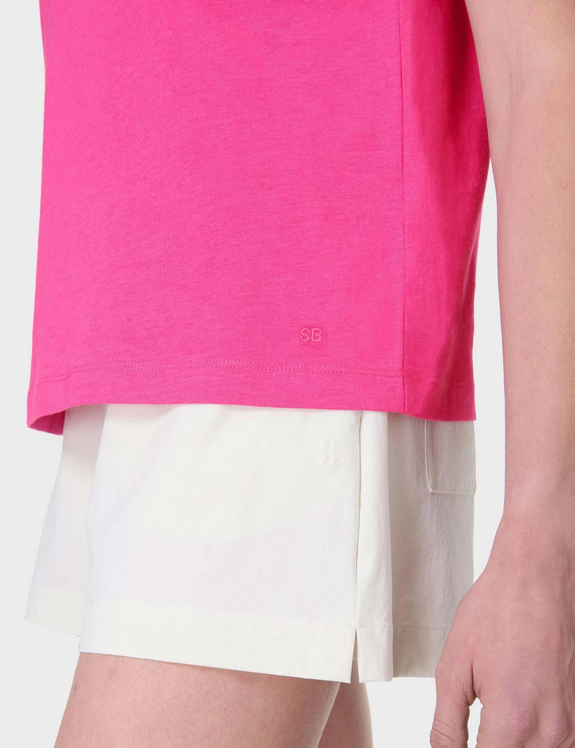 Essential Sleeveless Vest - Fuchsia Pink Reinforced Edges Weather - resistant