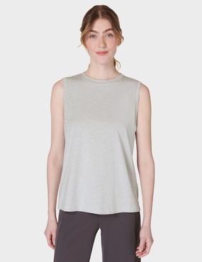 Essential Sleeveless Vest - Light Grey Marl Multi Layer Protection Gift - worthy
