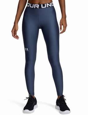 Body Shaping Beginner Level HeatGear Leggings - Downpour Grey/White