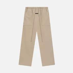 ESSENTIALS BONDED NYLON UTILITY PANT - DESERT SAND Reinforced Hem Wave Core