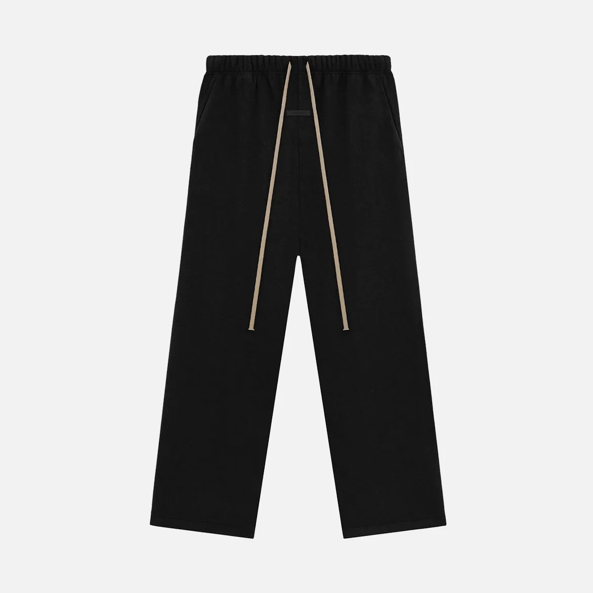 ESSENTIALS BRUSHED RELAXED PANT - BLACK StaticFreeLining QuickPackable Design