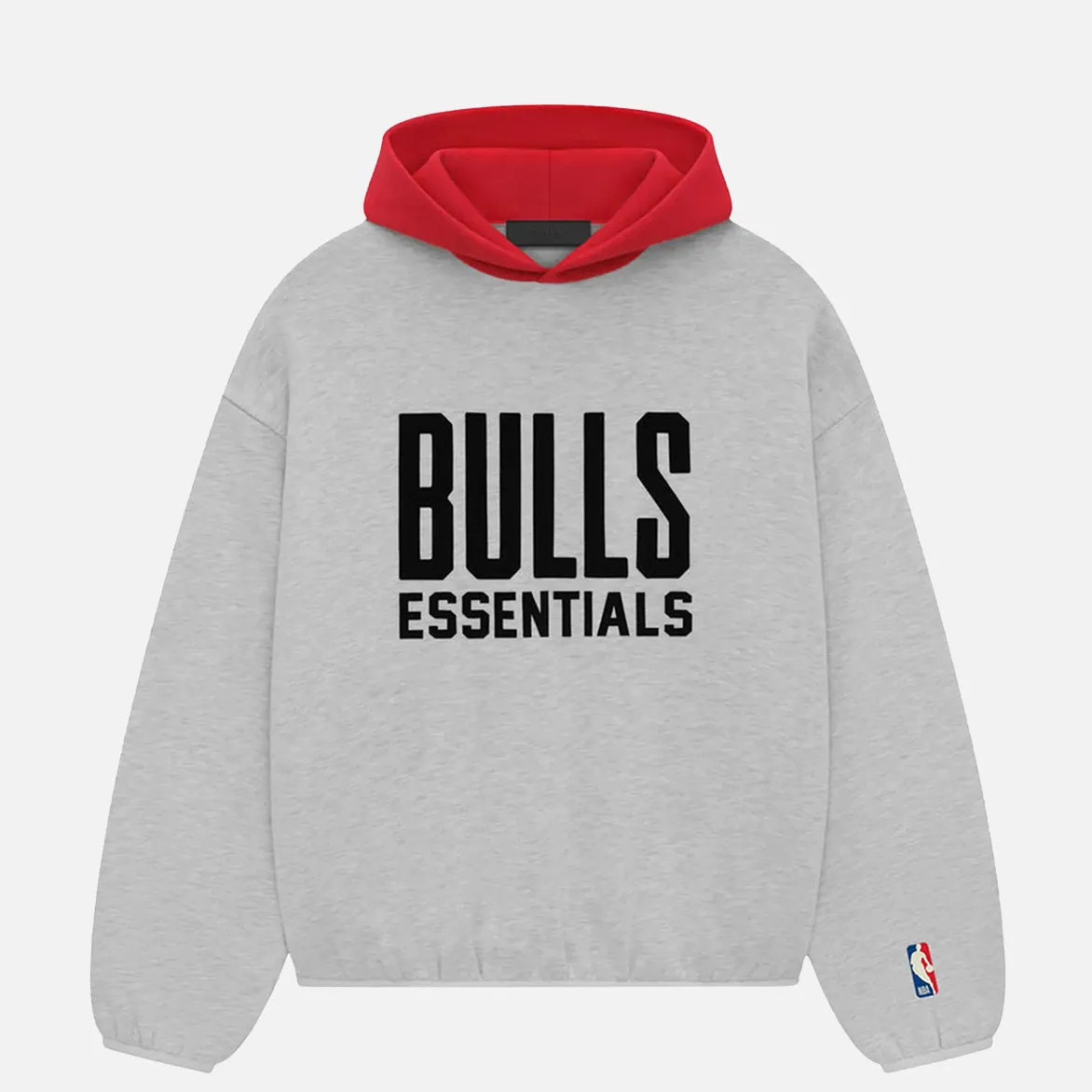 OdorControl Technology ESSENTIALS BULLS HOODIE - LIGHT HEATHER