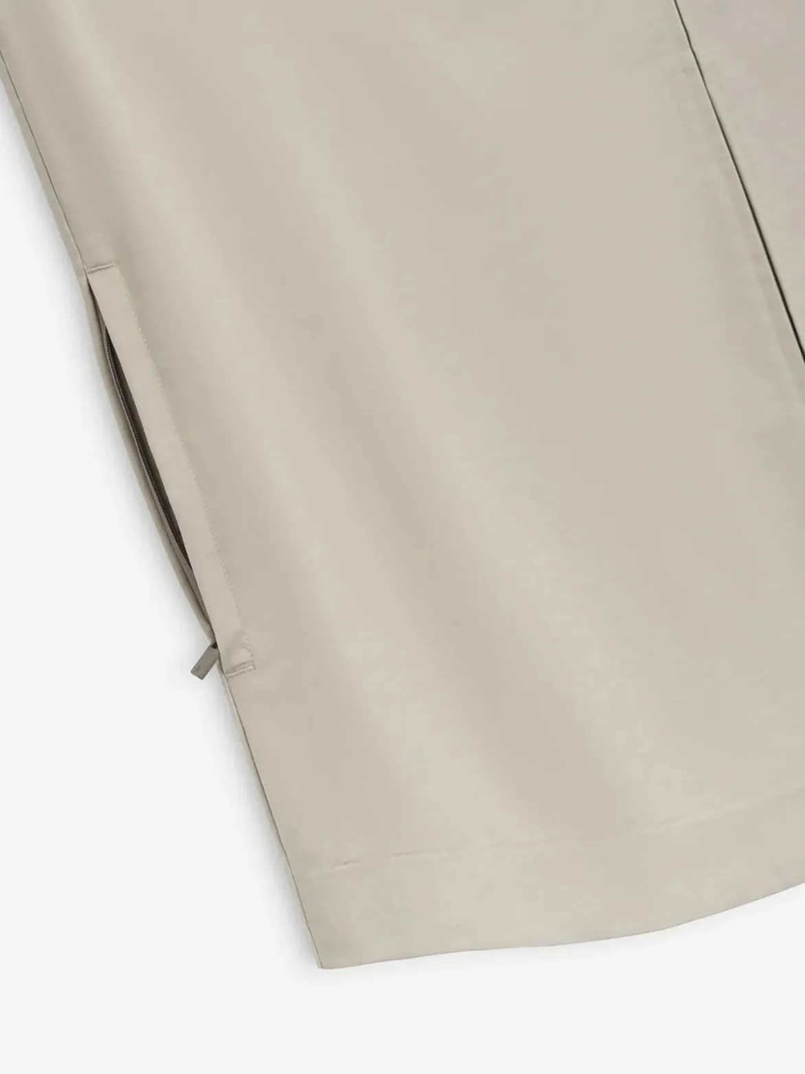 DoubleLayerReinforcement ESSENTIALS COTTON TWILL OVERSHIRT - MINK