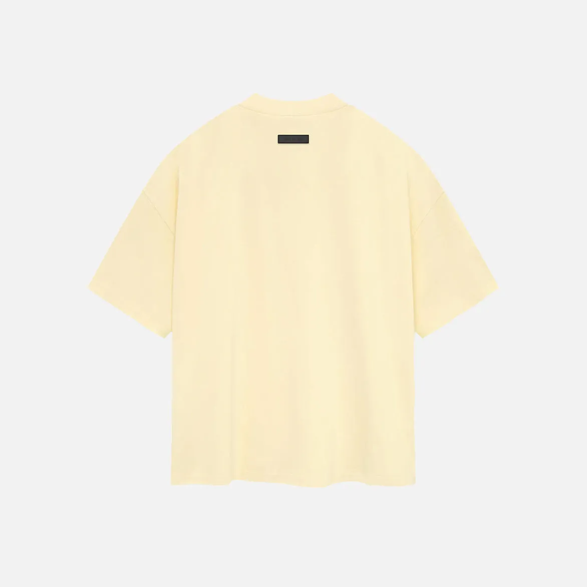 Pure Cotton TaglessNeckline ESSENTIALS CREWNECK T-SHIRT - GARDEN YELLOW