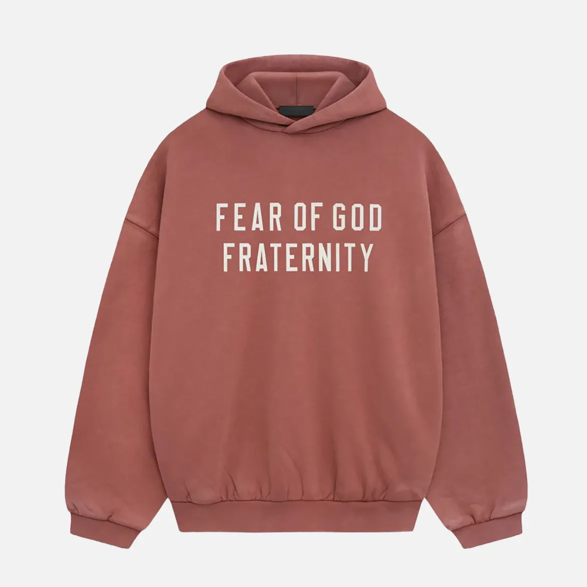 Art Glow ESSENTIALS HEAVY FLEECE HOODIE - CRIMSON