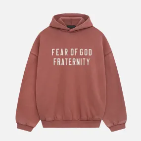 Art Glow ESSENTIALS HEAVY FLEECE HOODIE - CRIMSON