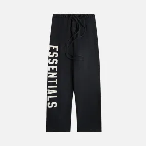 Global Cool AntiPillingCloth ESSENTIALS HEAVY FLEECE RELAXED SWEATPANT - BLACK