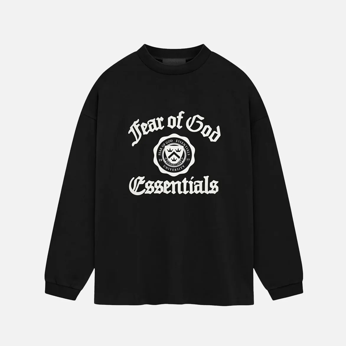 Drive Core Sharp Cut ESSENTIALS HEAVY LONGSLEEVE TEE - BLACK