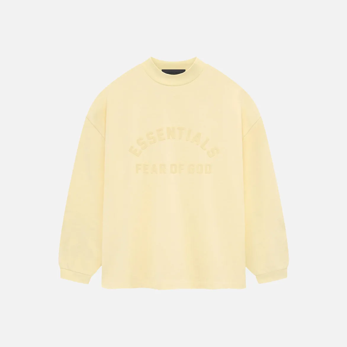ESSENTIALS LONGSLEEVE T-SHIRT - GARDEN YELLOW QuickDryDesign Tencel Blend Fabric