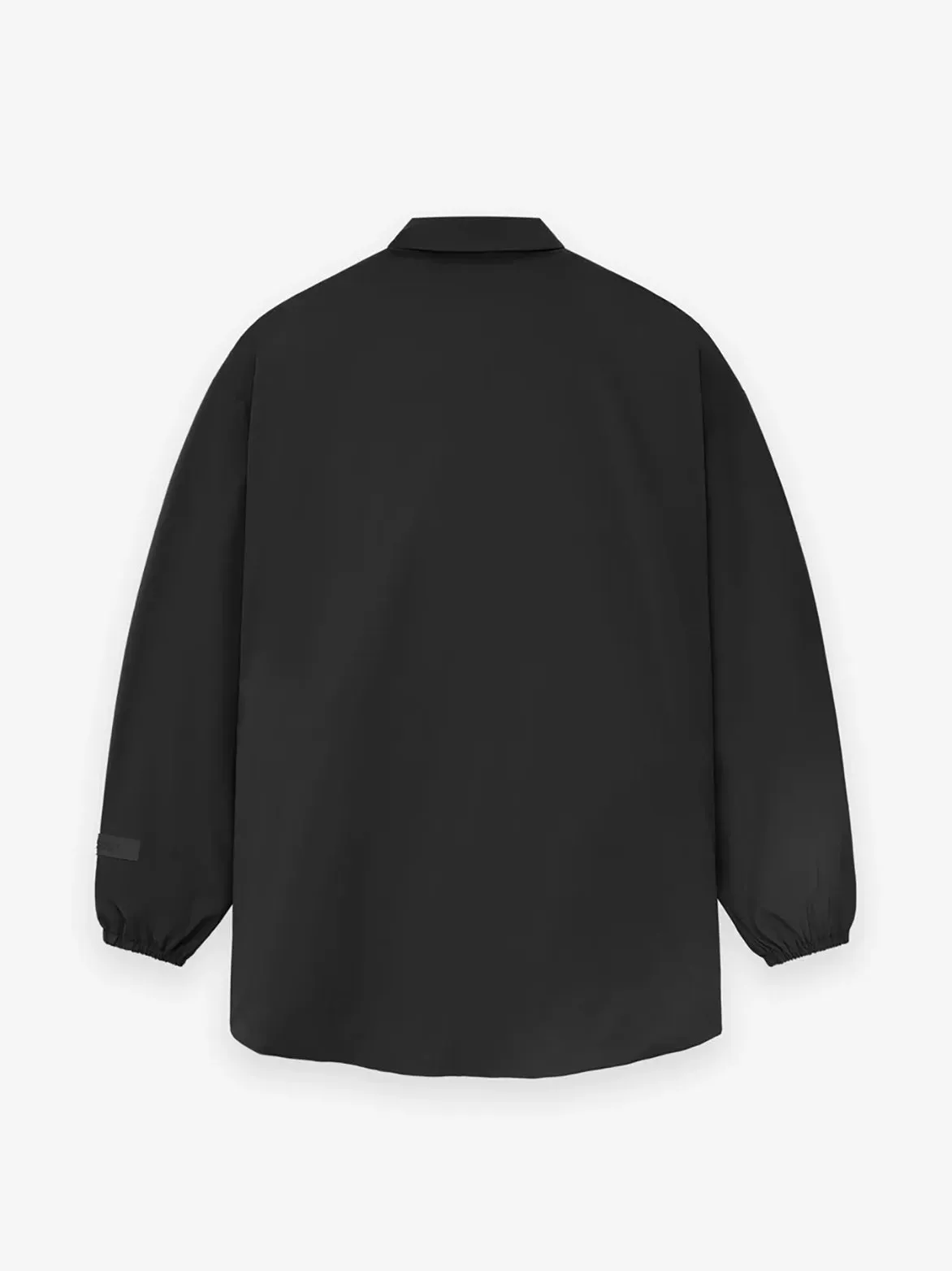ESSENTIALS NYLON OVERSHIRT - BLACK SustainableTextiles