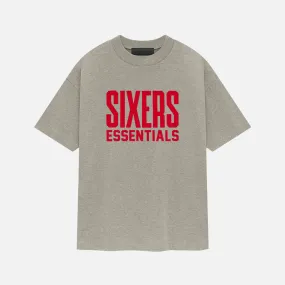 Tight Net ESSENTIALS SIXERS TEE - WARM HEATHER