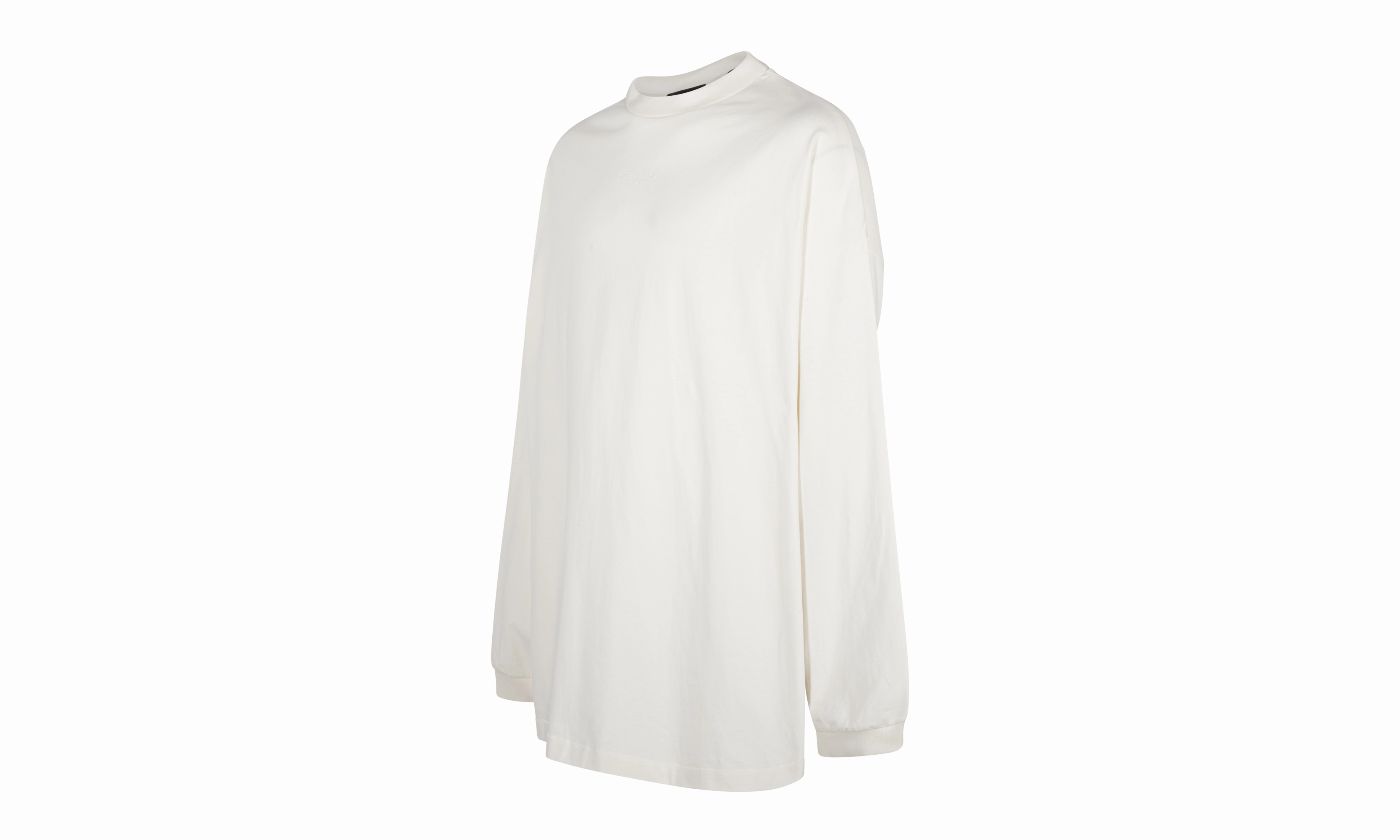 Tagless Labeling ESSENTIALS CORE L/S TEE "CLOUD DANCER"