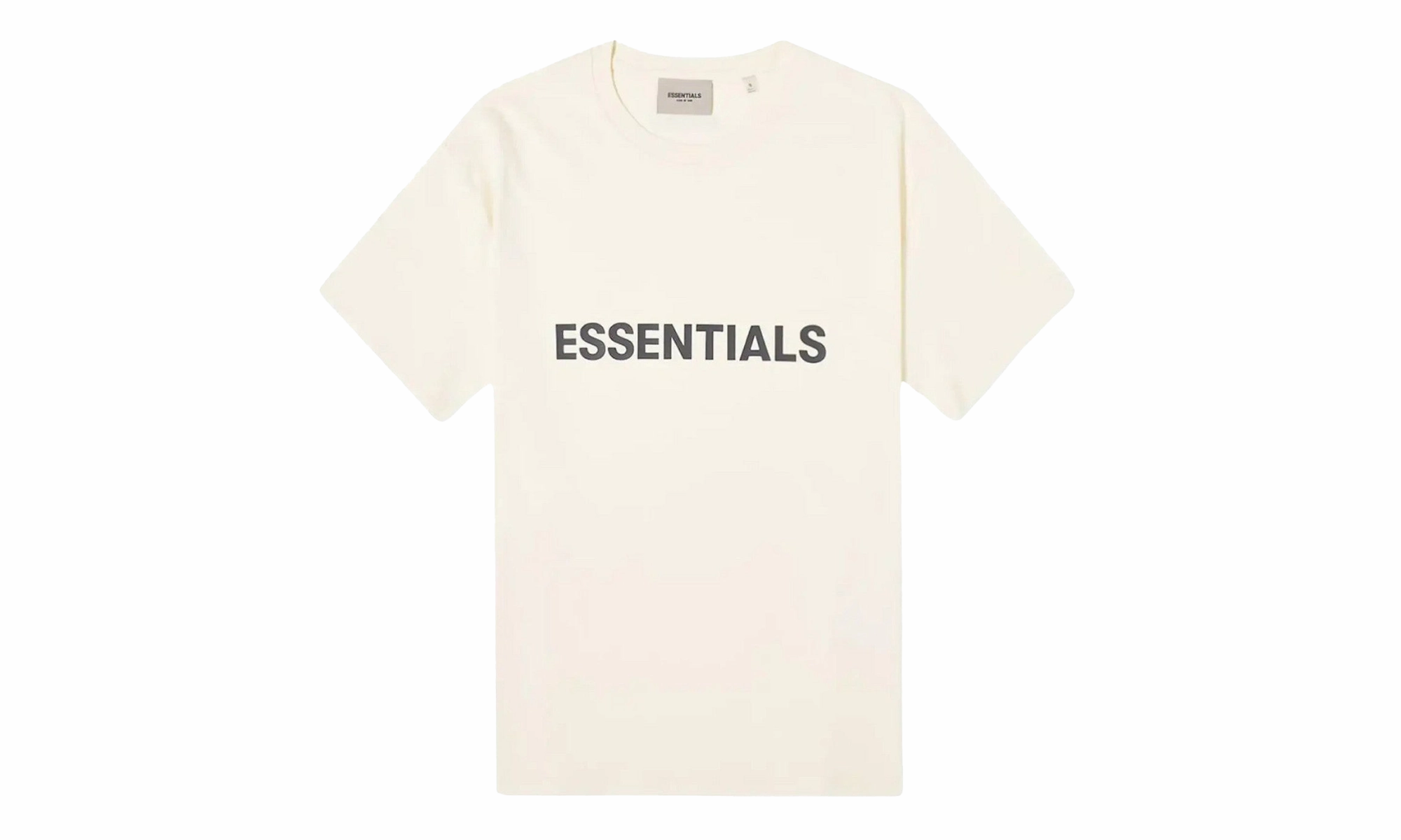 Essentials Front Logo T-shirt "Cream" Soft Jersey