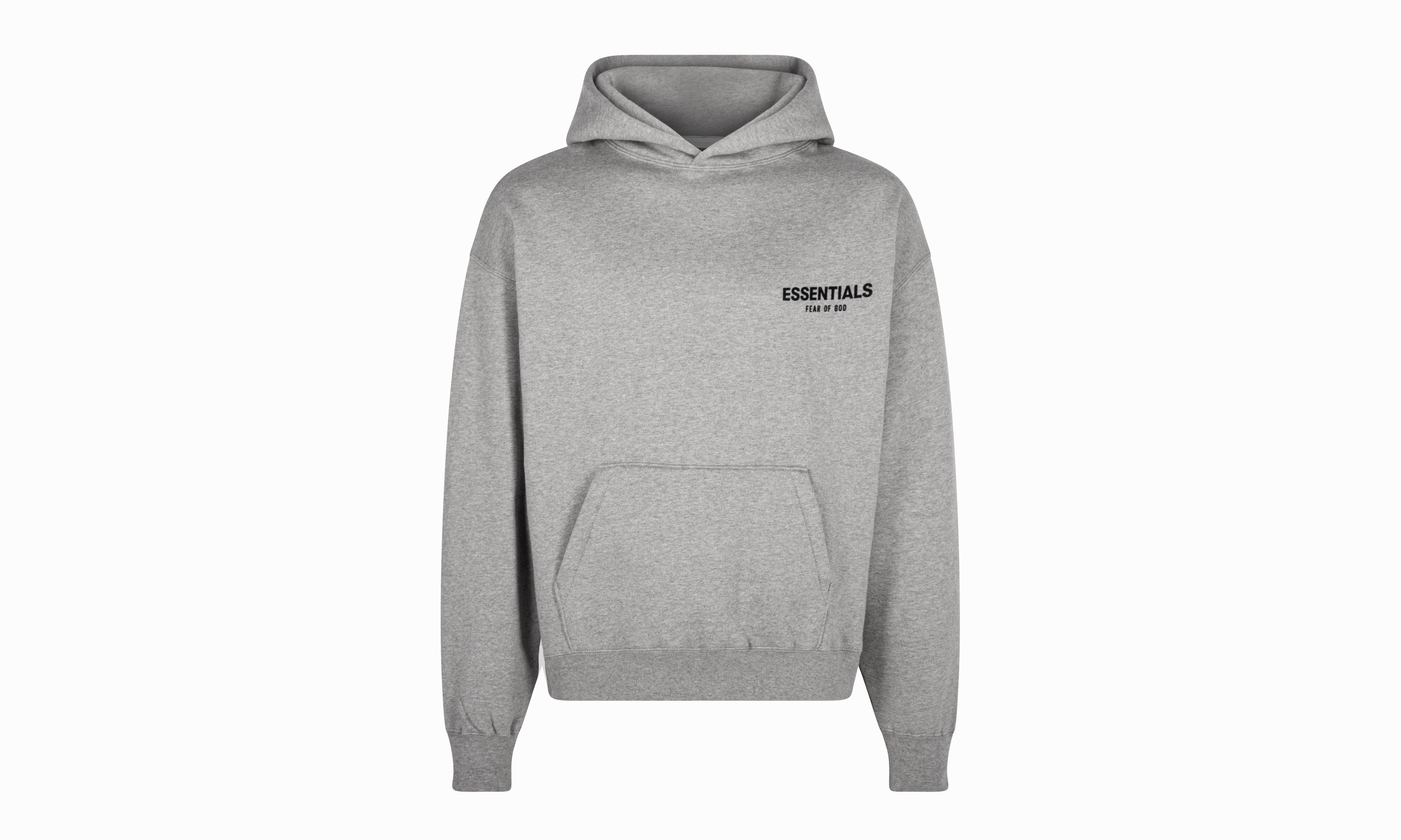Essentials Hoodie "DARK HEATHER OATMEAL SS22"