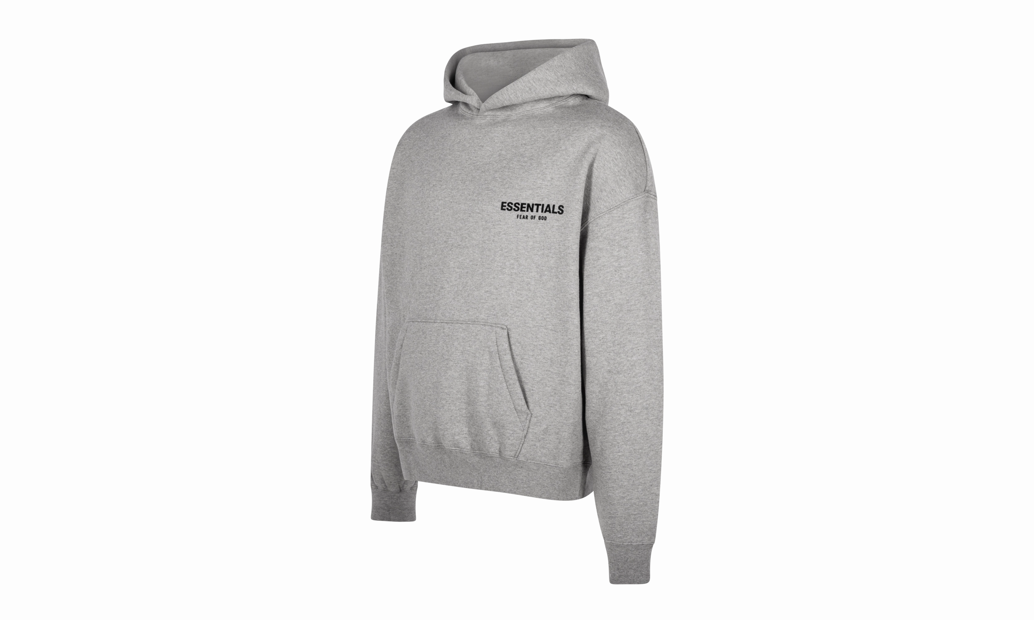 Essentials Hoodie "DARK HEATHER OATMEAL SS22"