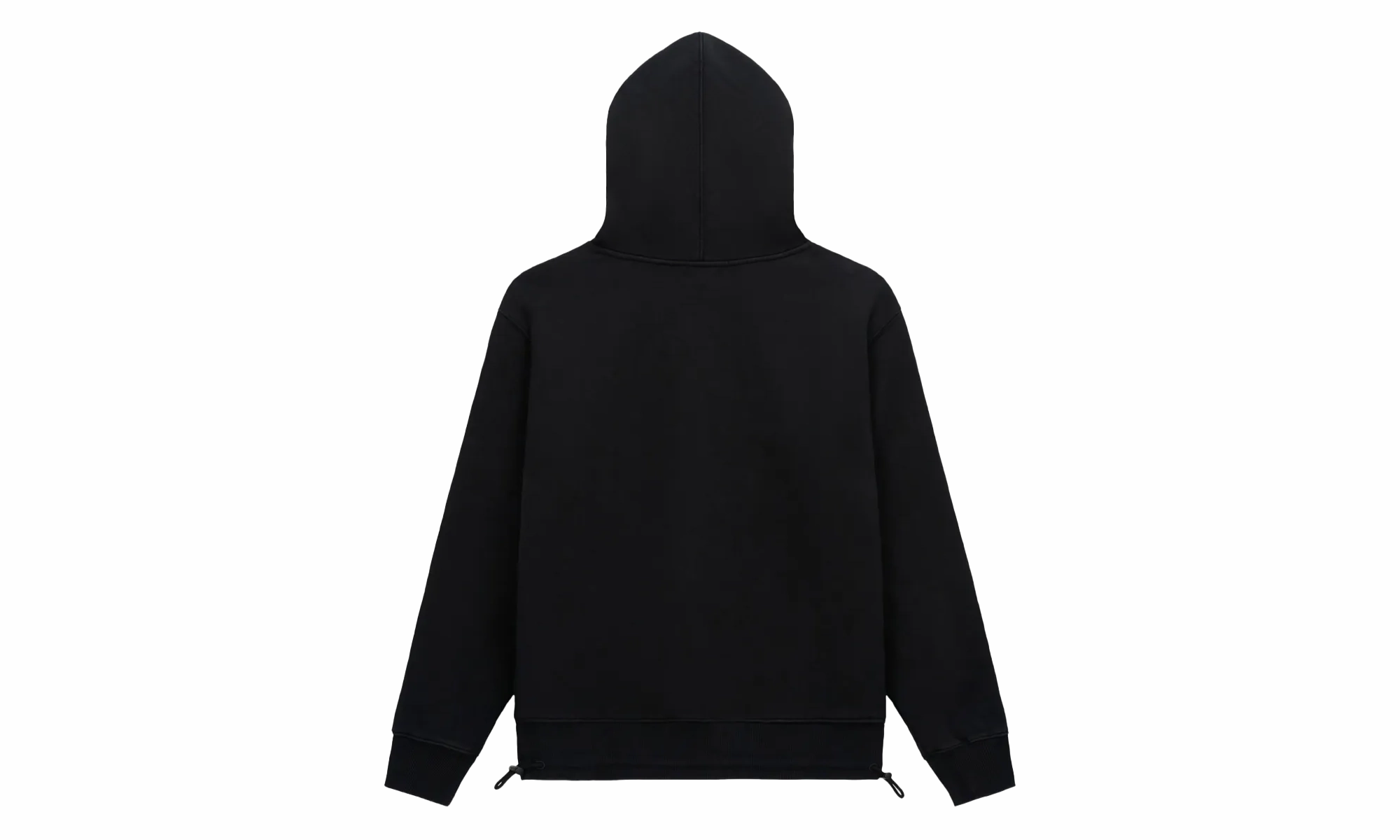 Etched Monogram Hoodie "Black"