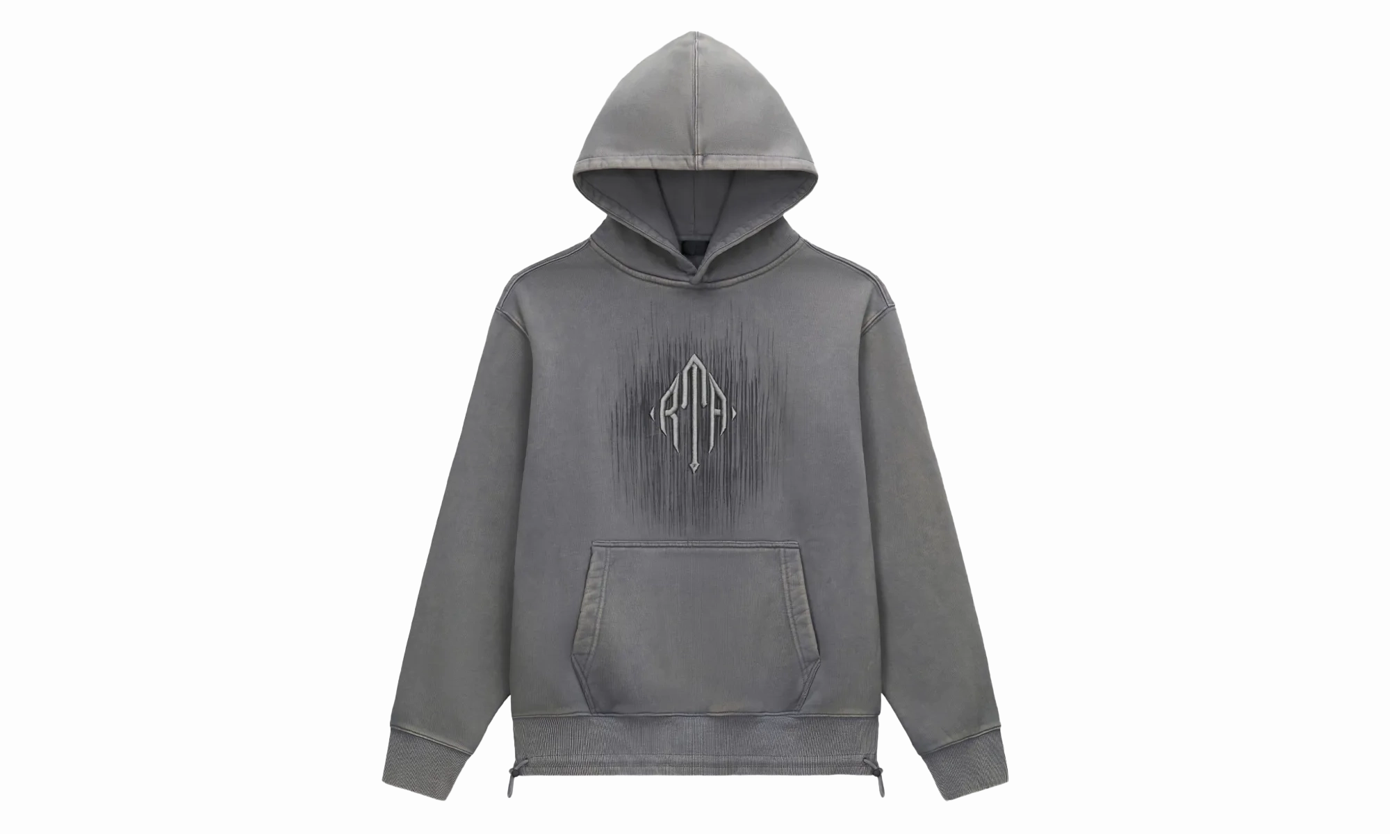 Etched Monogram Hoodie "Stone"