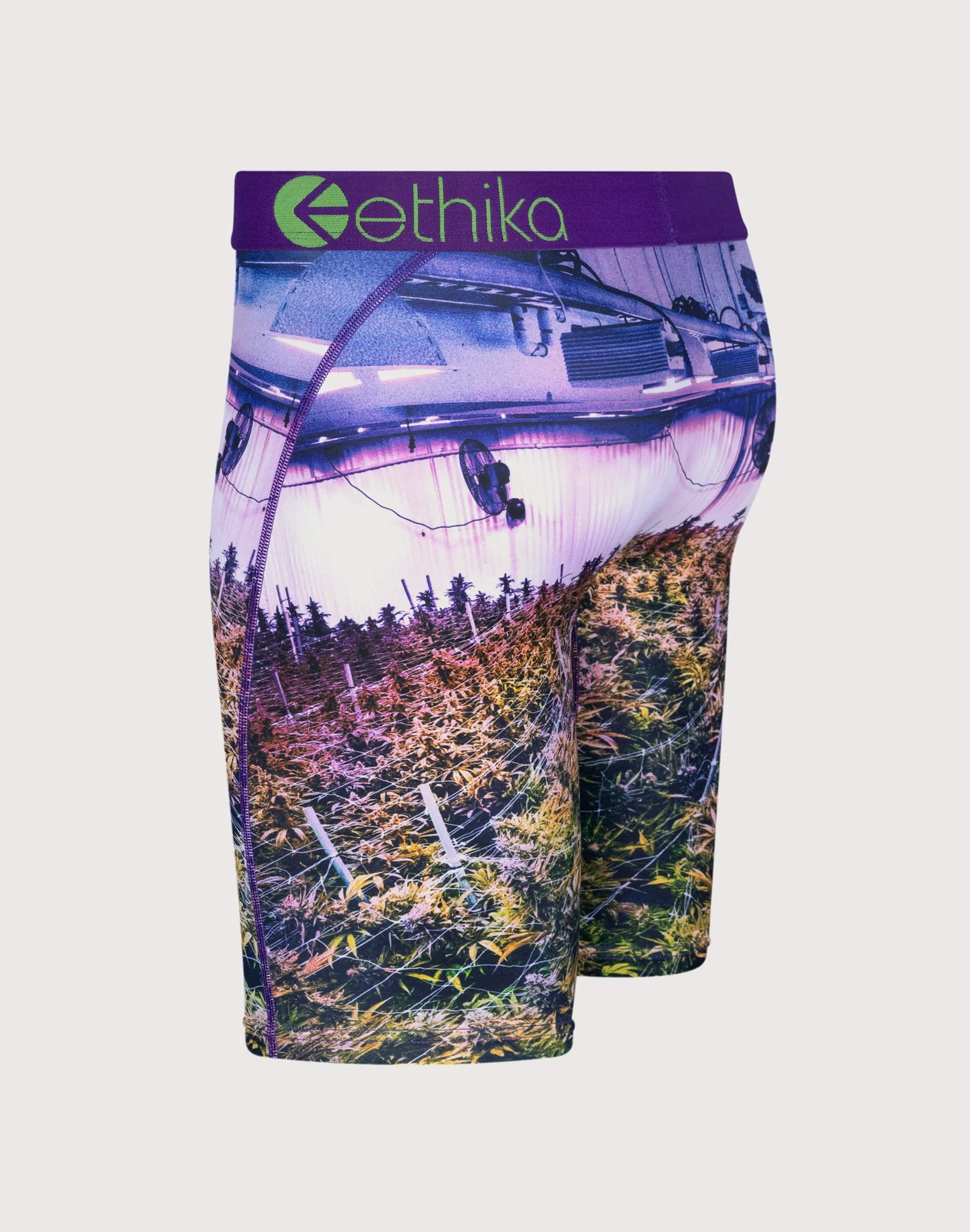Ethika Greenhouse Gas Boxer Briefs Glass Fit Adjustable Hem