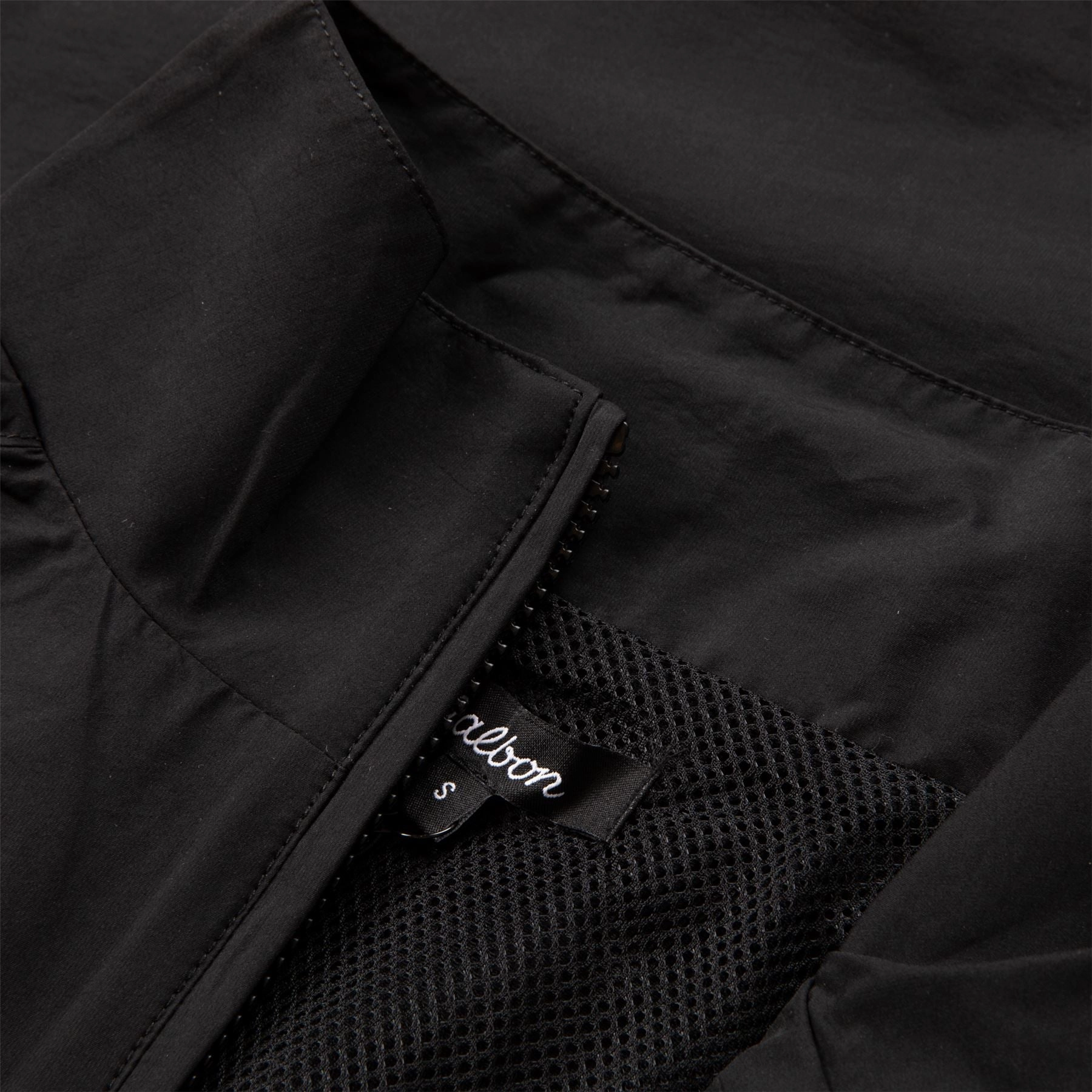 Evergreen SS Nylon Windshirt Black Rank