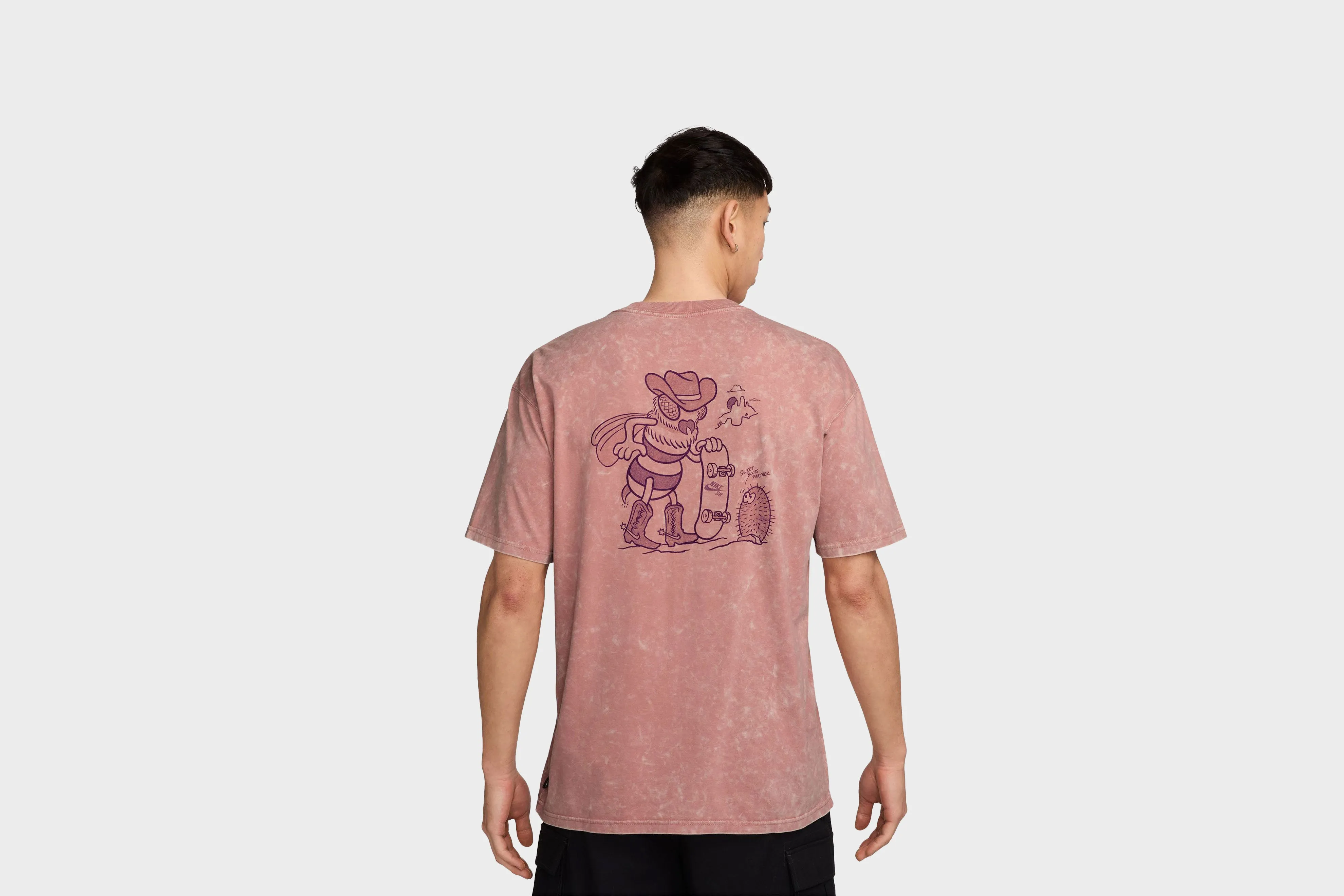 Nike SB Max90 Skate T-Shirt (Red Stardust) Polish Core
