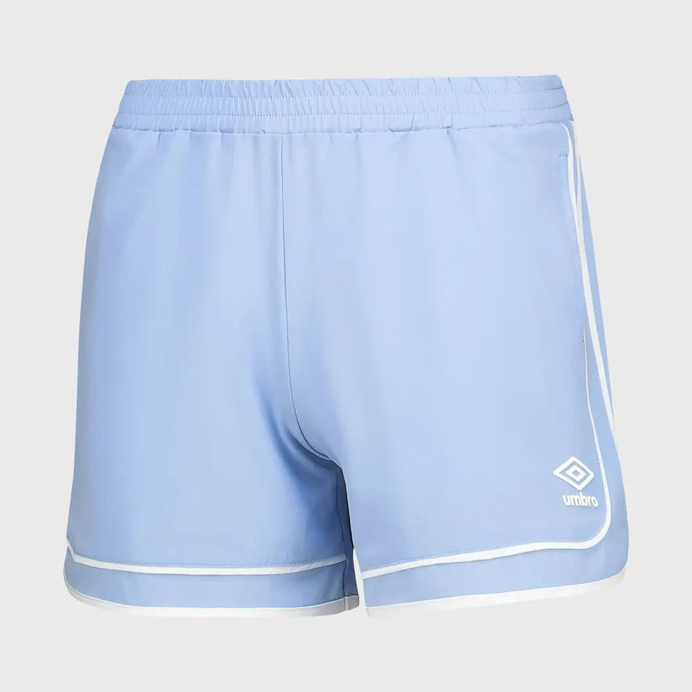 Umbro Womens Ella Split Shorts Blue Queen Glow