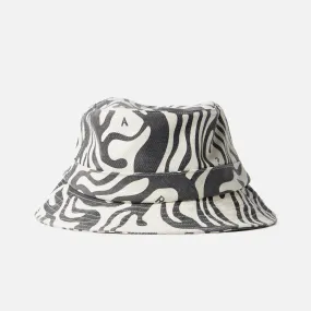 ReinforcedStitching BLOBBED BUCKET HAT - WASHED GREY