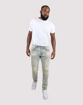 Grindhouse Vintage Wash Denim Jeans NoSlipWaistband