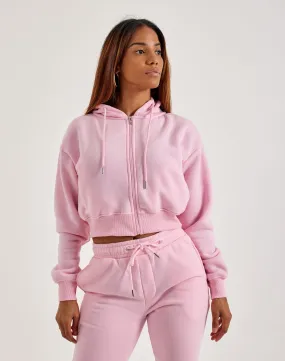 Strong Glow Red Fox Full-Zip Hoodie