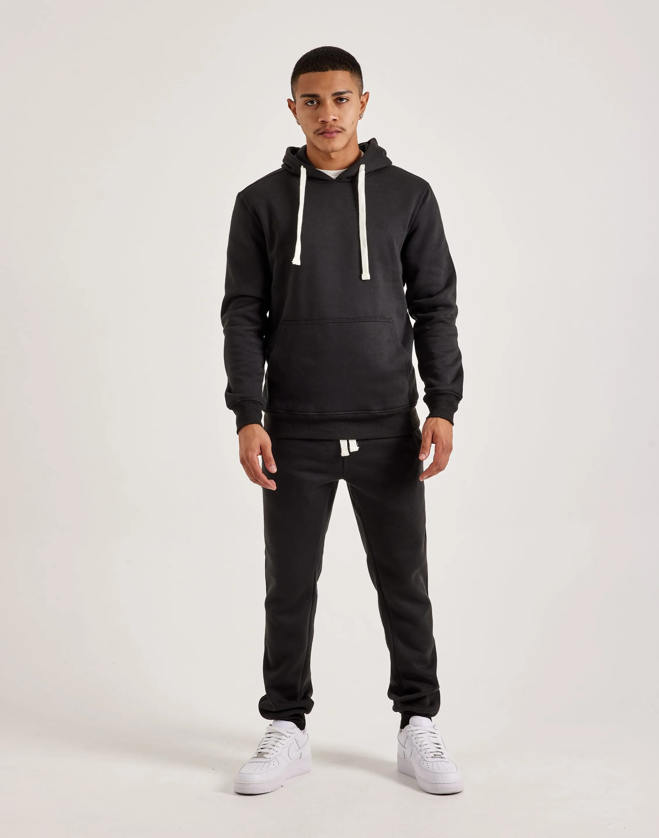 DH Essentials Basic Pullover Fleece Hoodie Fur Fit Euro Mood