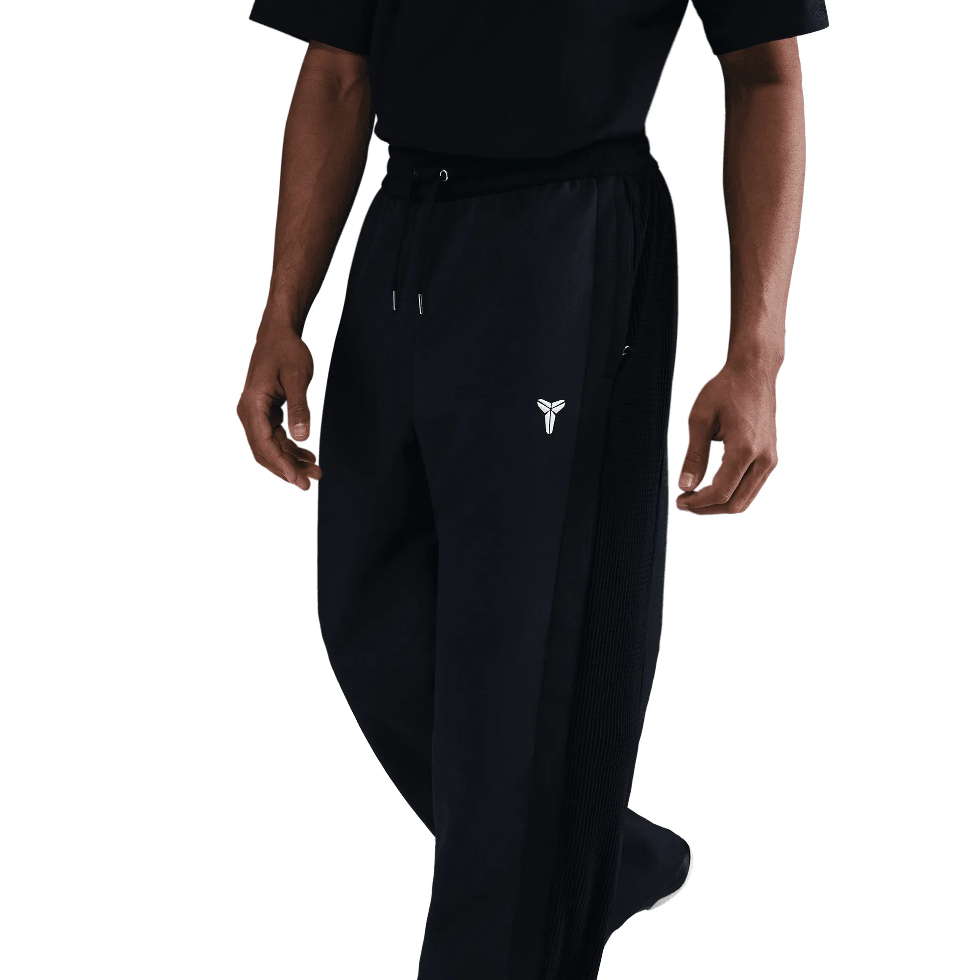 KOBE DETAILS PLEATED PANTS - BLACK Antistatic