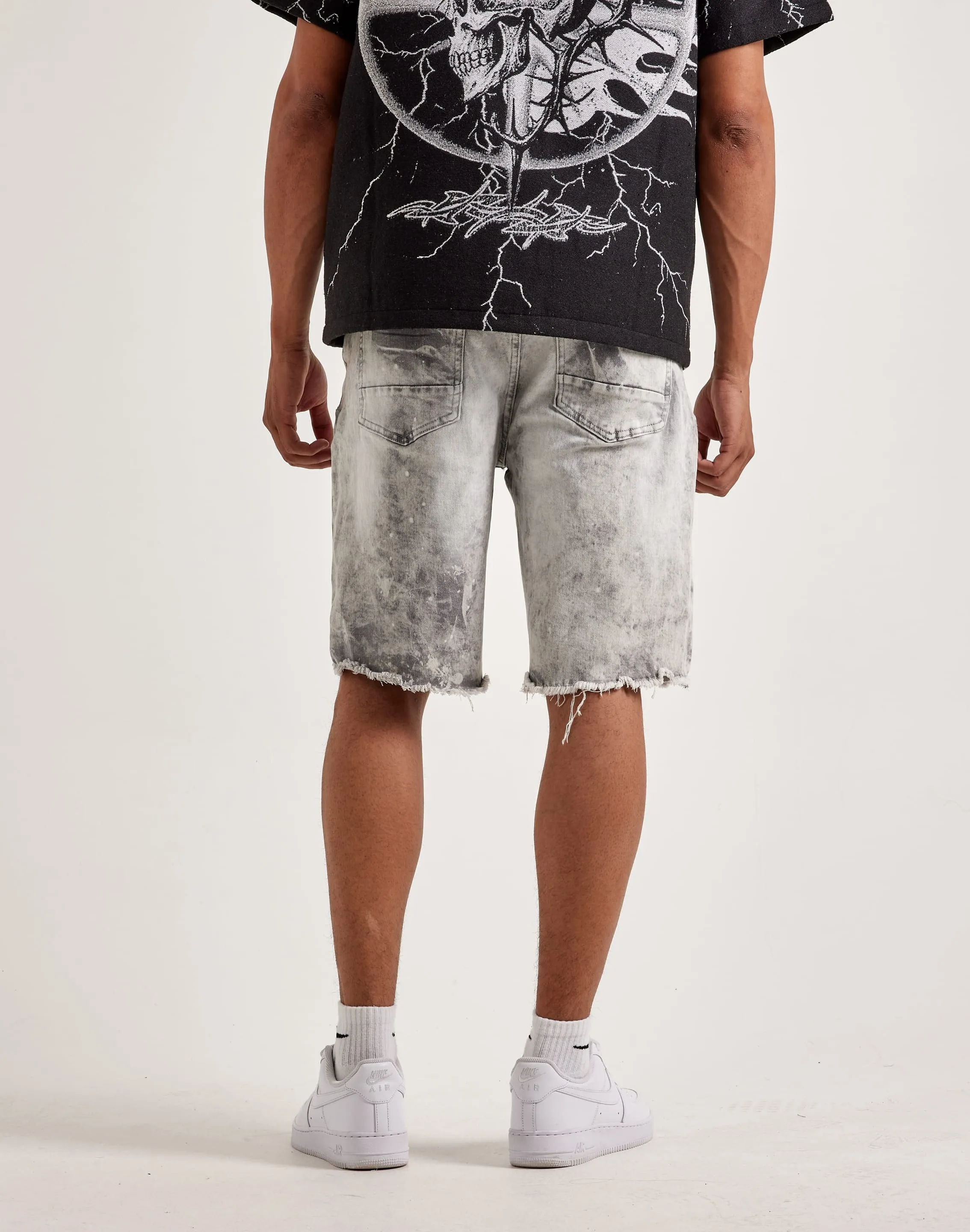Smoke Rise Rip Off Shorts HighCollared Design