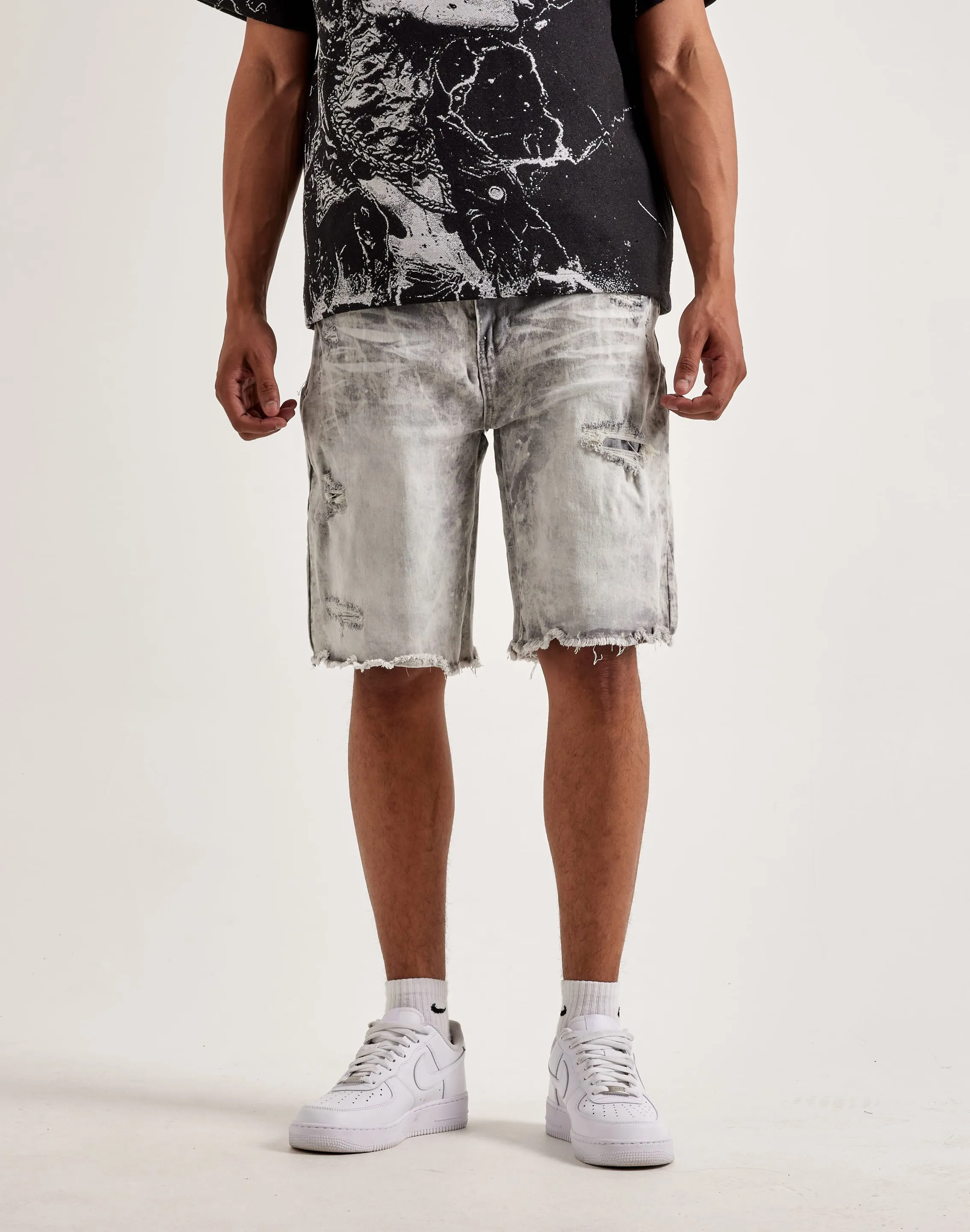 Smoke Rise Rip Off Shorts AntiOdor Fabric Daily Style