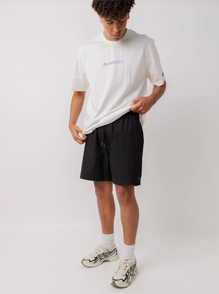 Retreat Shorts in Black Sweat Wicking Technology concert outfit