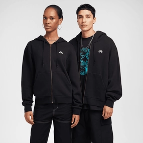 Nike SB Fleece Zip-Up SK Hoodie Outdoor Minimal Home Relaxation