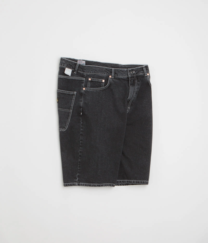 Mood Match Stan Ray Wide 5 Shorts - Washed Black