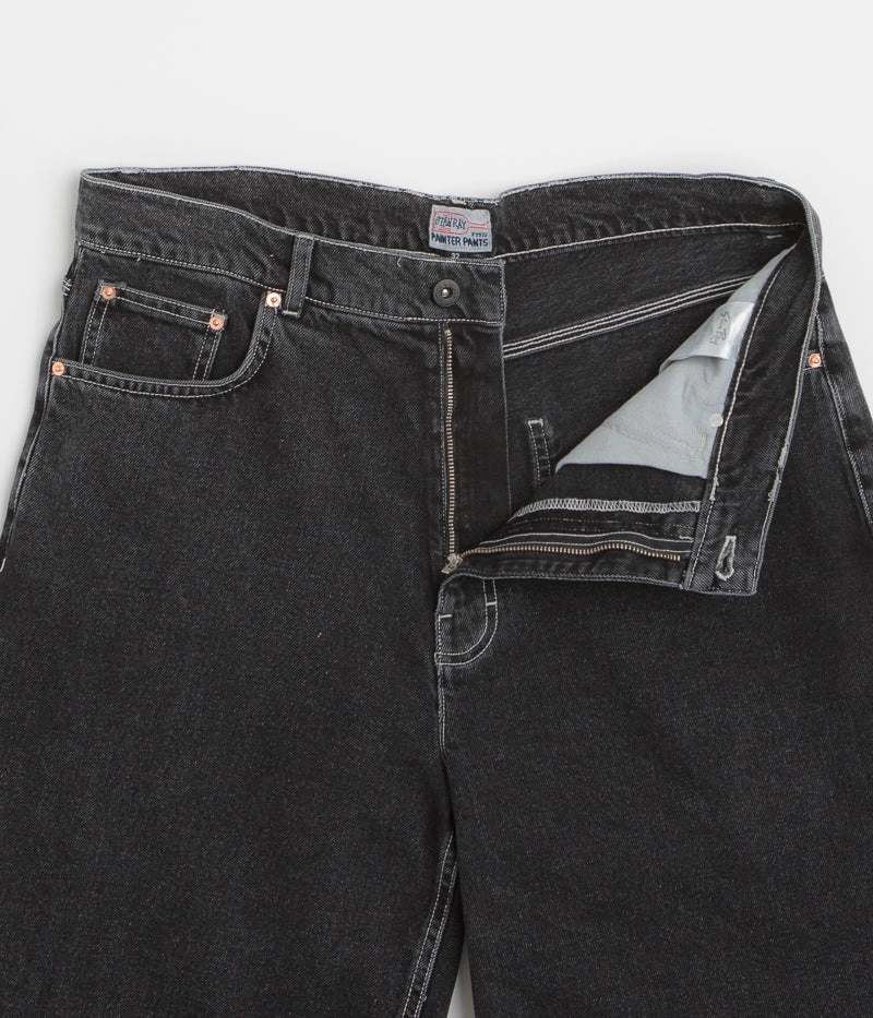 Durable Hemming Stan Ray Wide 5 Shorts - Washed Black