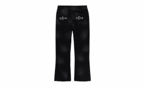 EXCLUSIVE PATCH FLARE SWEATPANTS "Black"