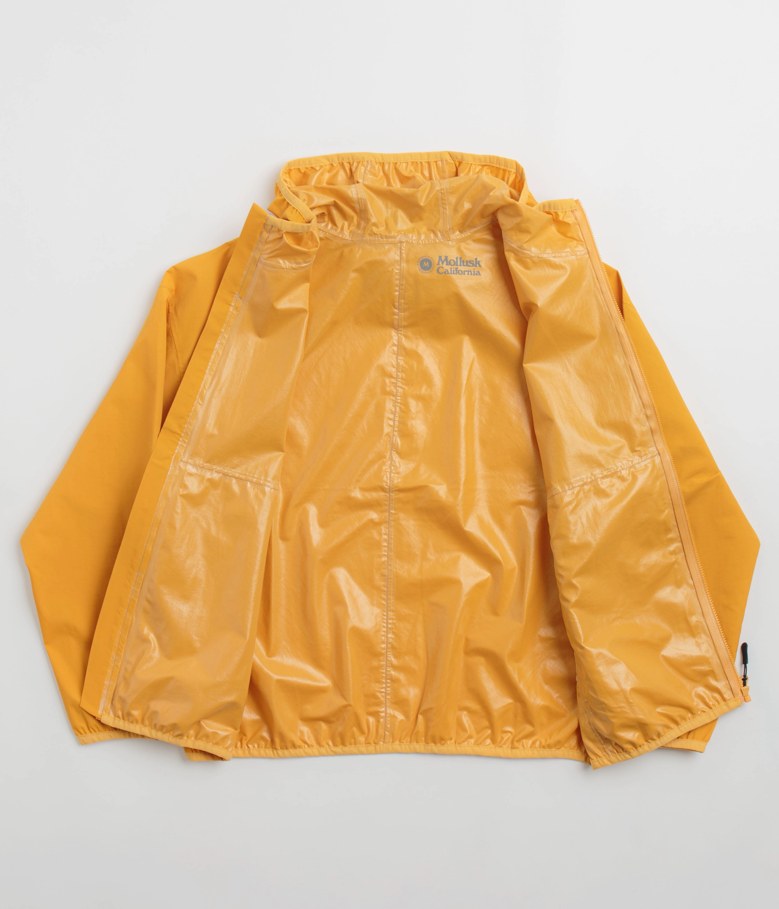Ergonomic Stitching Mollusk Womens Cloud Forest Rain Jacket - Yellow