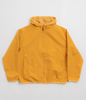 Mollusk Womens Cloud Forest Rain Jacket - Yellow Wrinkle Resistant Drop Hood Style