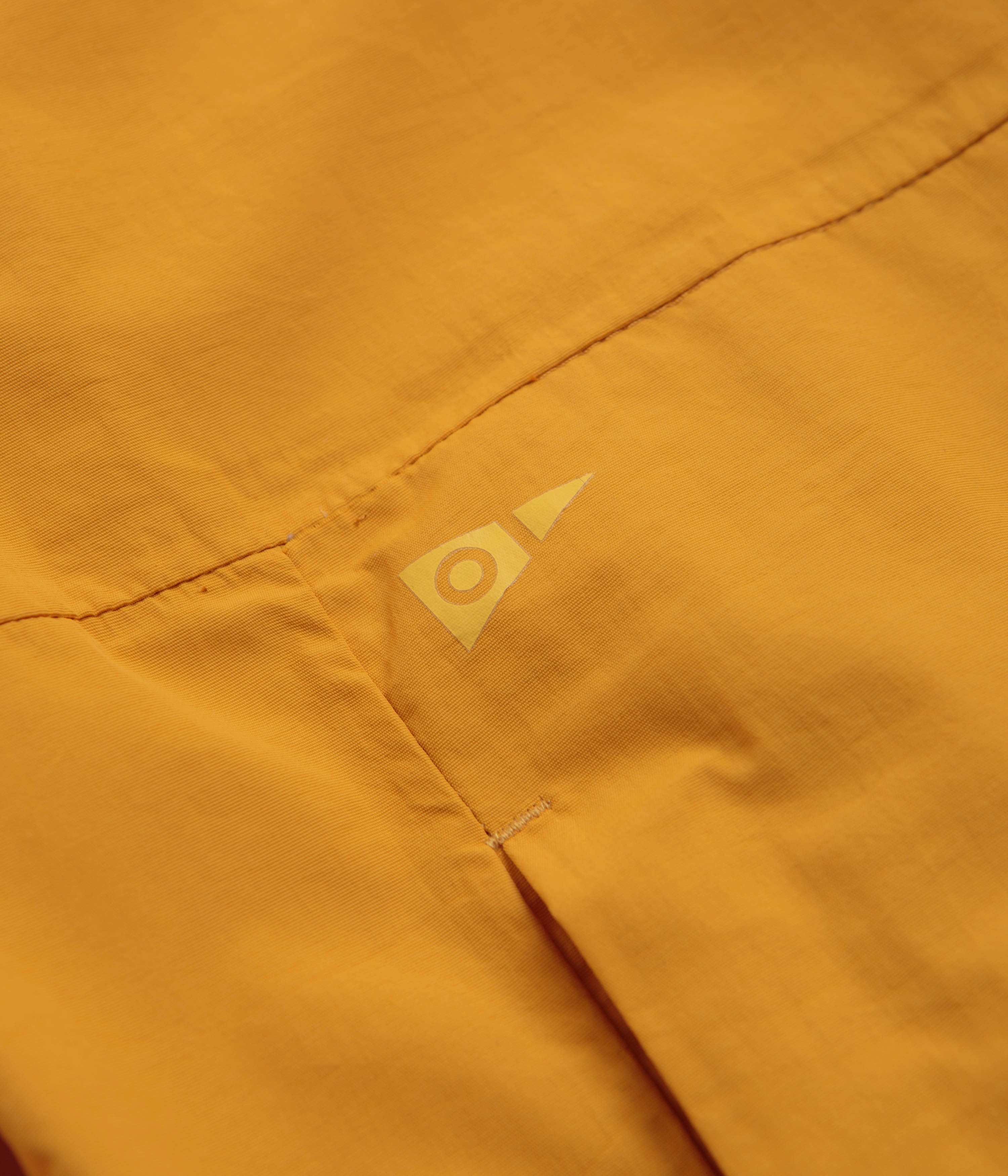 Mollusk Womens Cloud Forest Rain Jacket - Yellow belt Graphic Design