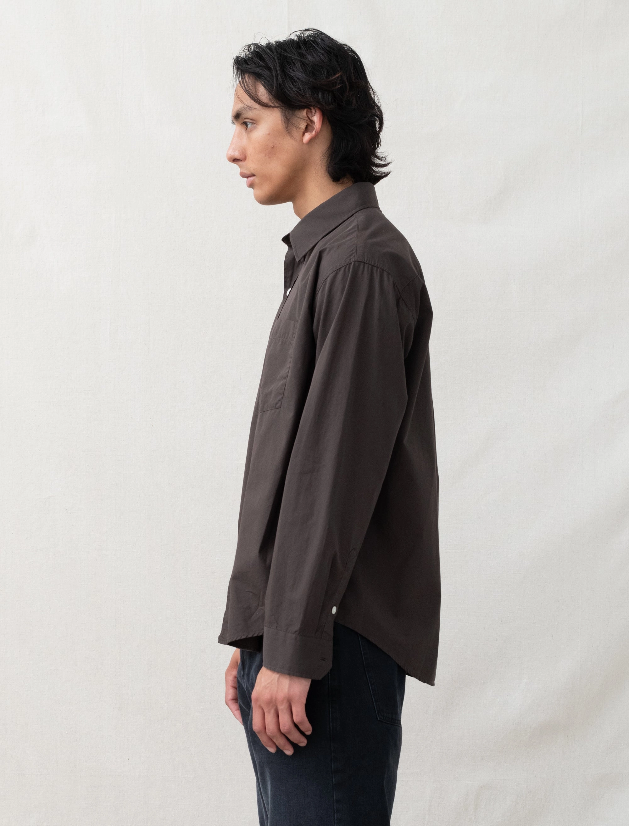 Executive Shirt (Washed Brown) NonScratchSurface Smooth Seam Transition