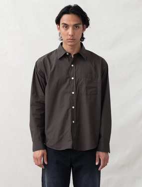 Executive Shirt (Washed Brown) Wind Resistant Fabric