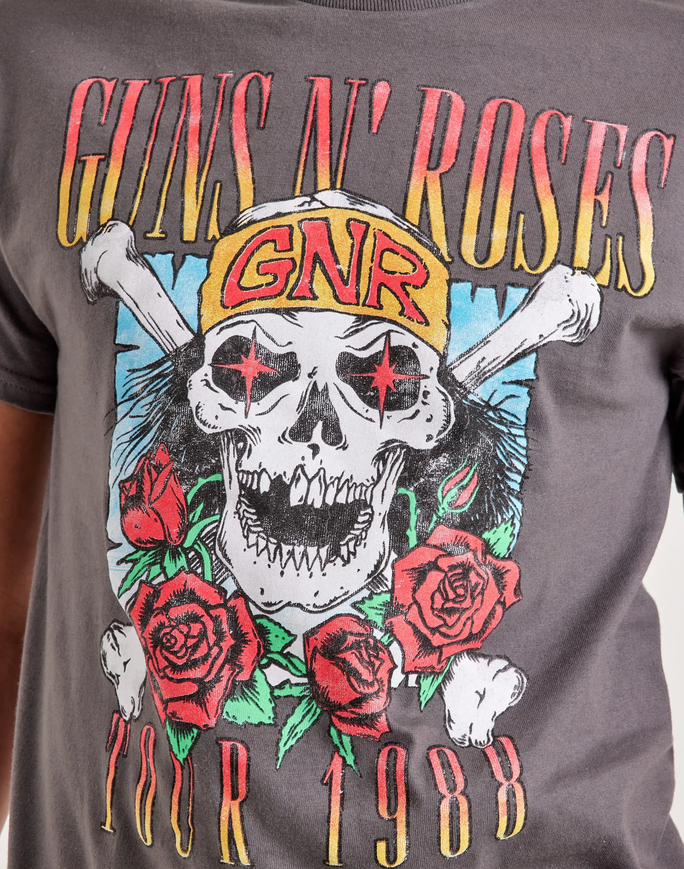 Bride Side clean look Goodie Two Sleeves Guns N' Roses Tour Tee