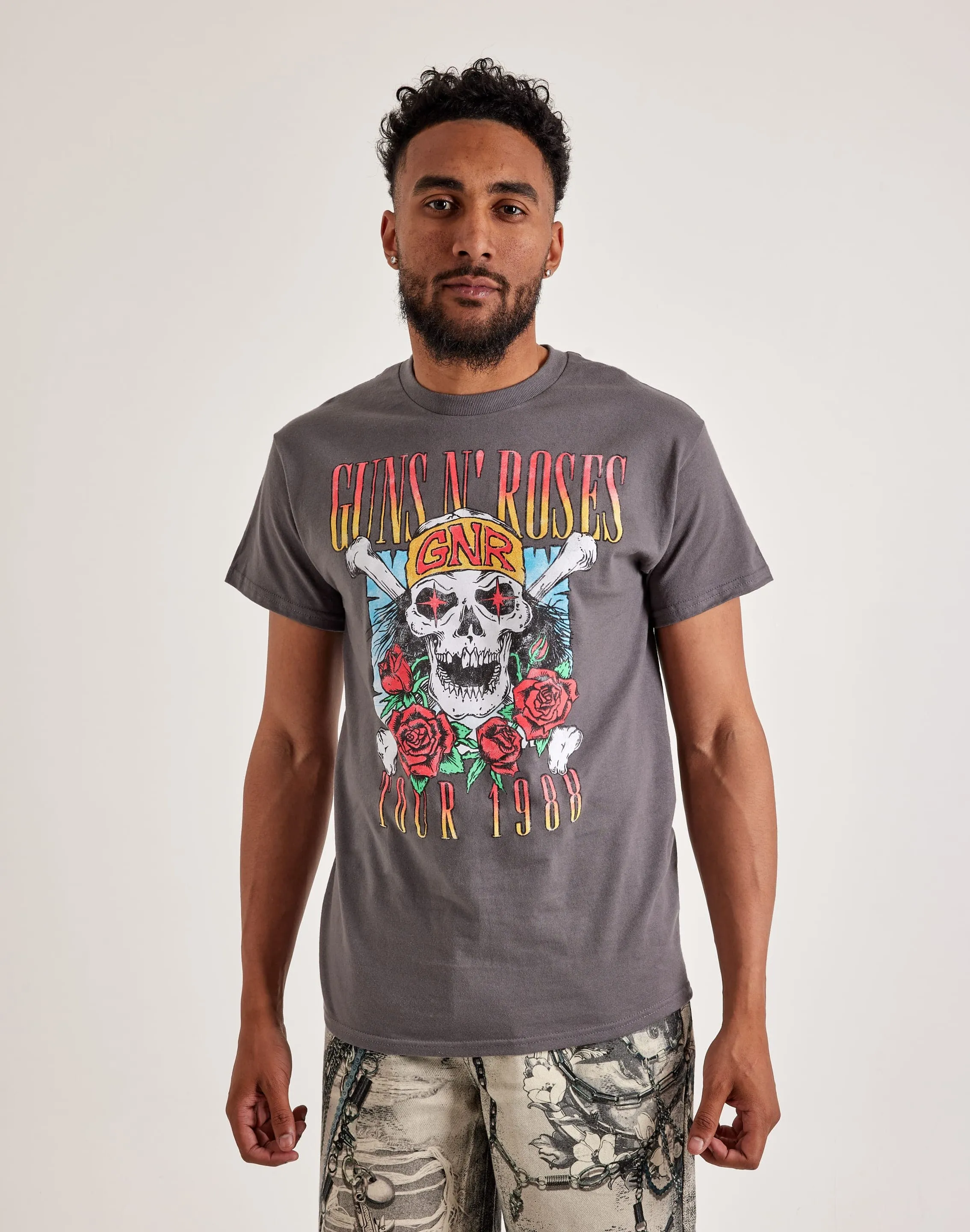 Goodie Two Sleeves Guns N' Roses Tour Tee Stretchable Waistband
