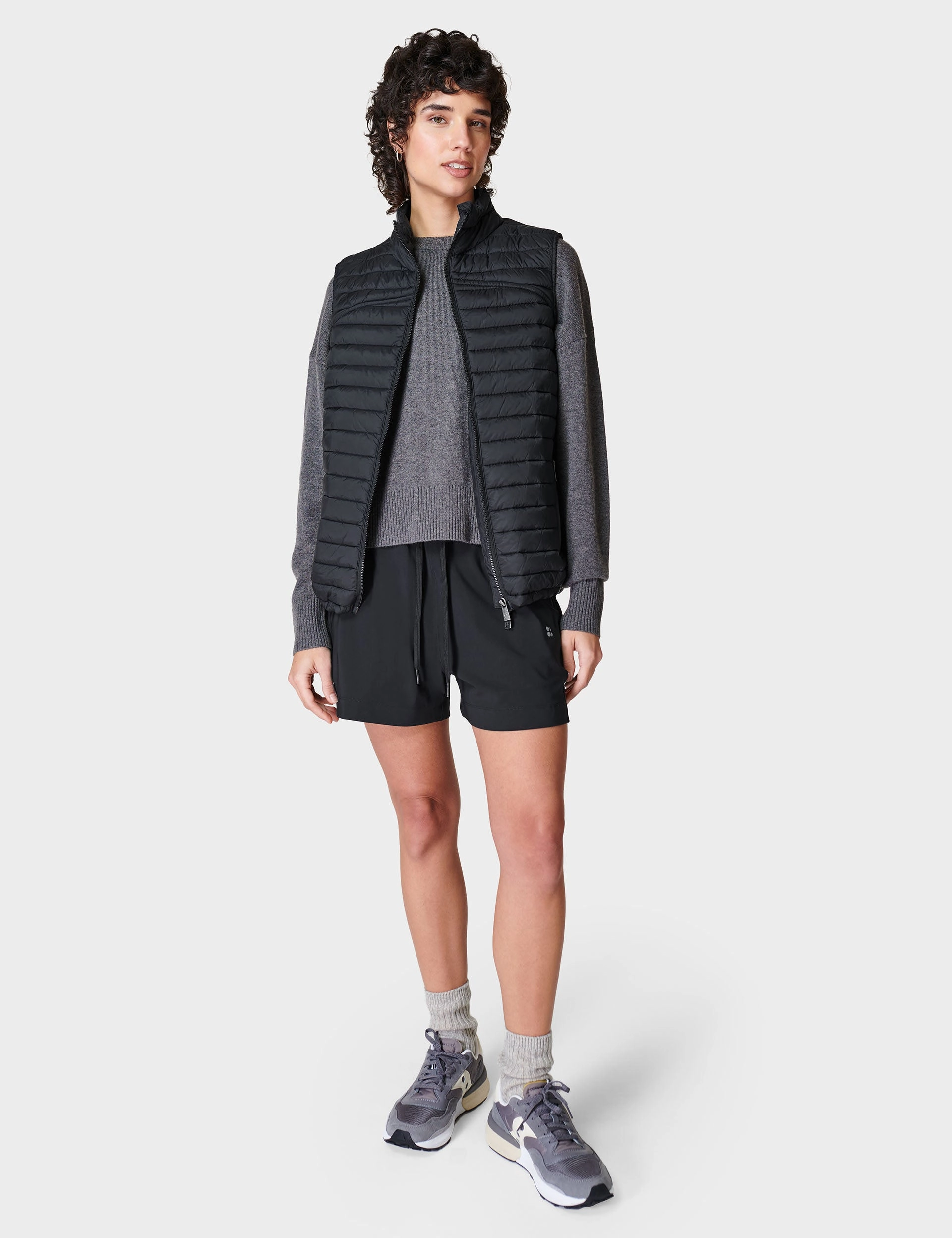 Contoured Cuff Design Explorer Shorts - Black
