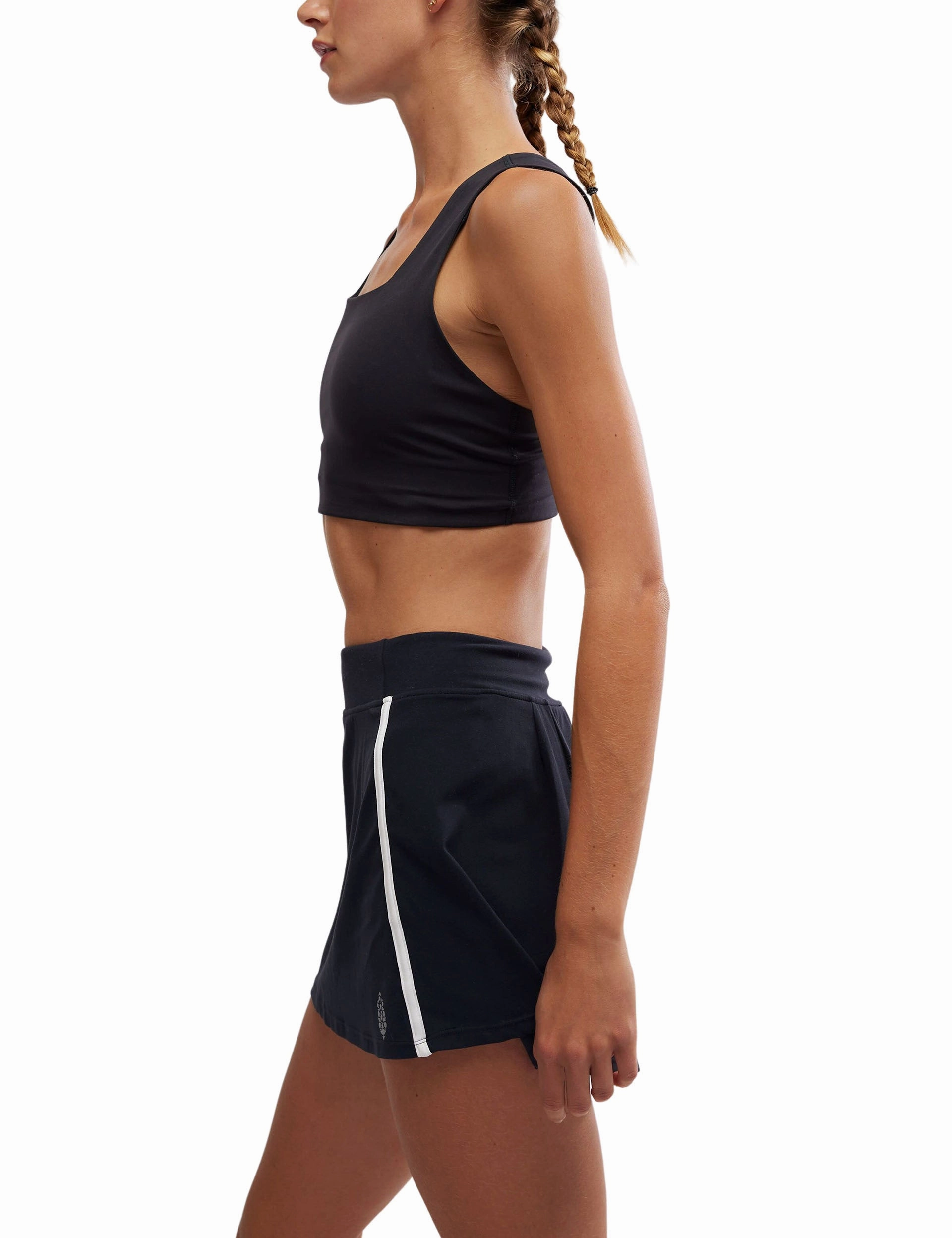 Non-Restrictive Band Win Win Bra - Black