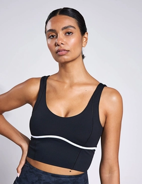 Layered Coverage Design Ava - Tarmac Black/White