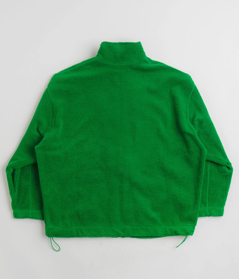 YMC Aaron Zip Fleece Jacket - Green Romance