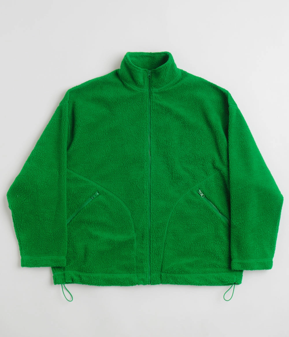 Fashion Comfort beachgoer YMC Aaron Zip Fleece Jacket - Green