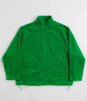 Fashion Comfort beachgoer YMC Aaron Zip Fleece Jacket - Green